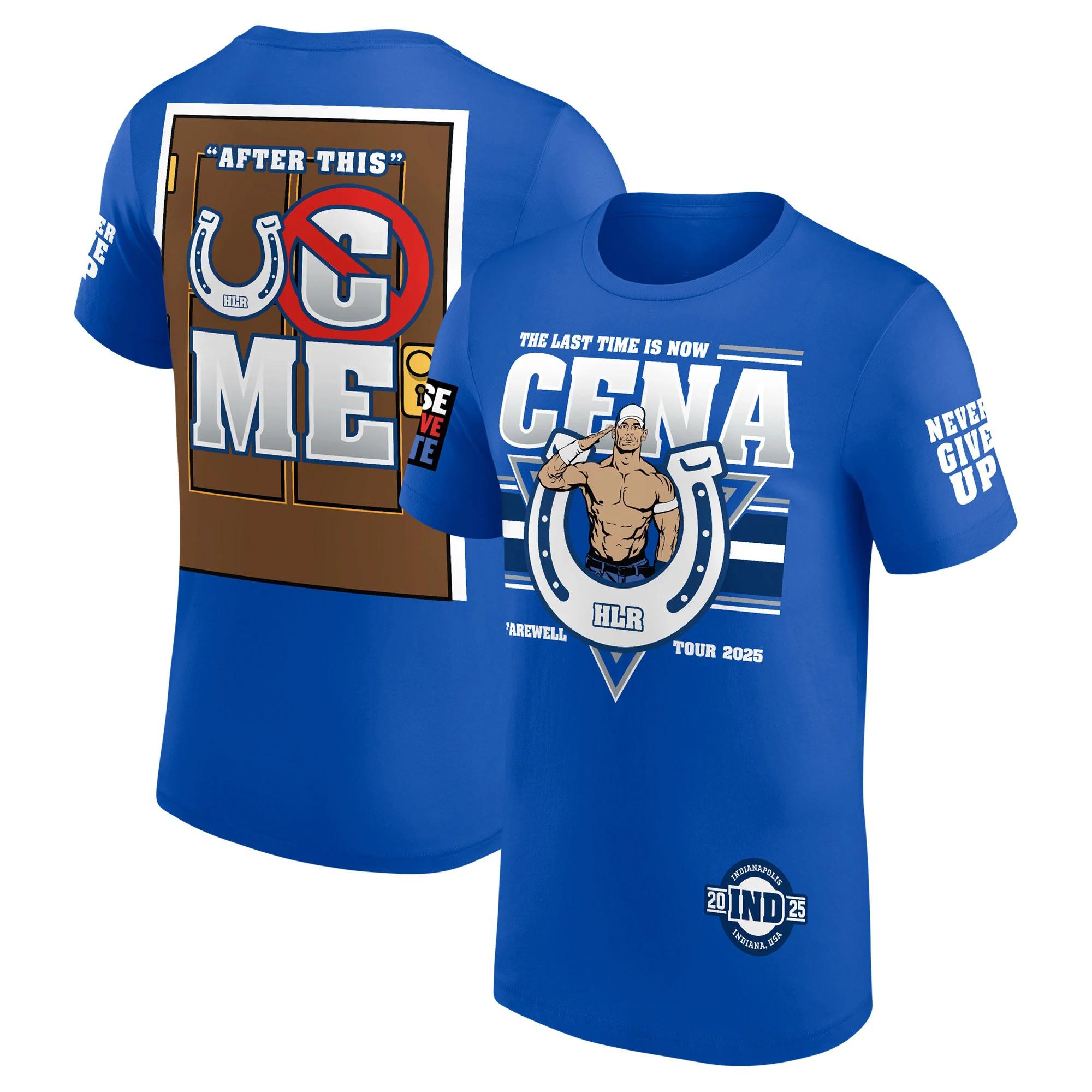 

Літня чоловіча футболка John Cena Farewell Tour 2025 Торонто Бавовняна Модна Спортивна Універсальна З круглим вирізом З коротким рукавом S