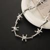 Dark Thorns Winding Rivet Necklace Light Luxury Personality Subculture Sweet Cool Babes Collarbone Chain Niche High-End Item Decoration