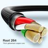 ULA5   For Mercedes-Benz GLC X253 X254 C-Class W205 W206 A-Class W177 GLA W213 100W Car Fast Charging 3 In 1 Multi Phone Charging Cable