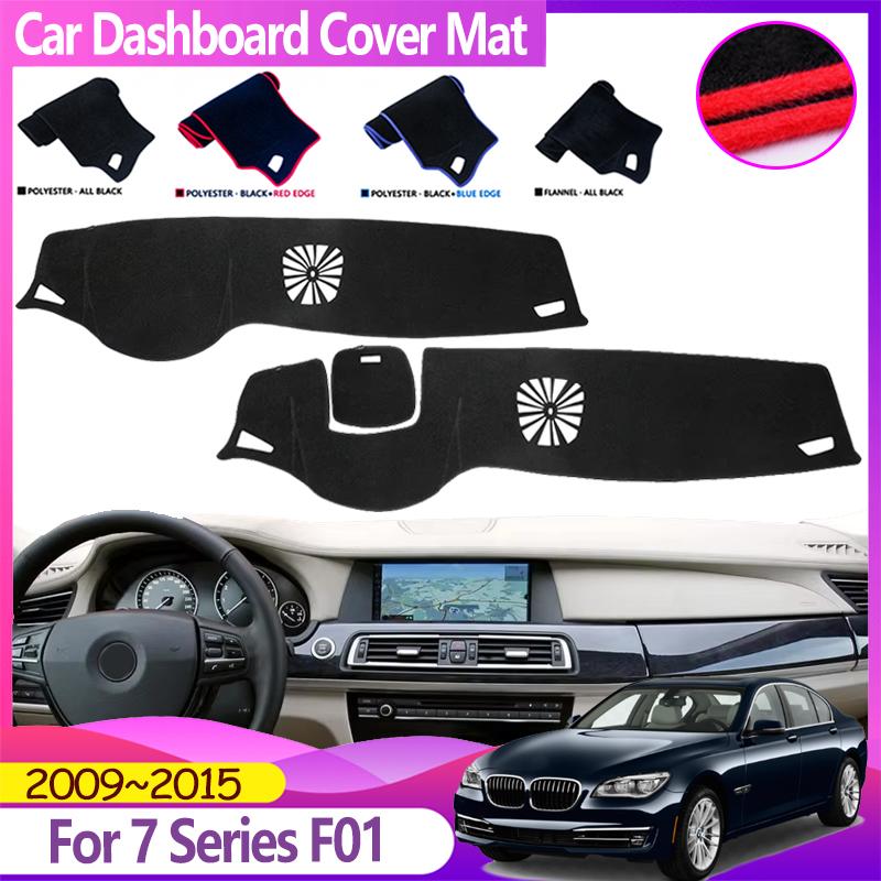 Car Dashboard Avoid Light Pad For BMW 7 Series F01 2009~2015 730i 740i 750i 730d Dash Cover Accessories 2010 2011 2012 2013 2014