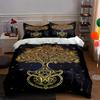 Golden Tree Design. Bedding Duvet Cover Sets Duvet Covers Pillowcases Gifts (1 * Duvet Cover 2 * Pillowcases, Without Duvet Insert)