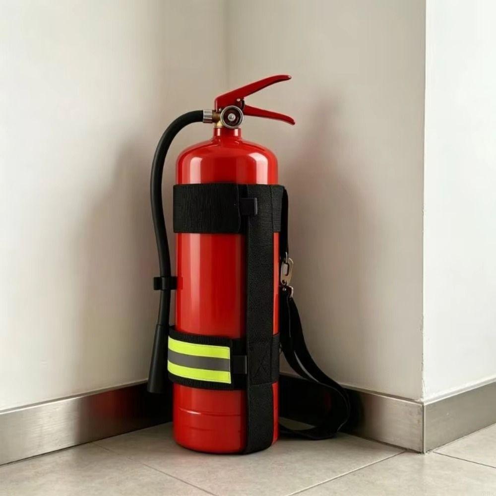 Heavy Duty Extinguishers Carriers Strap Flame Retardant Webbing Strap Nighttime Visibility