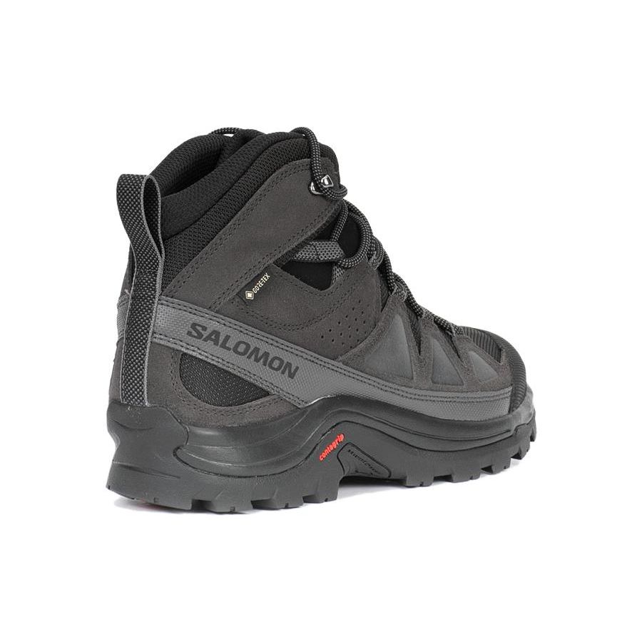 SALOMON XT-Quest Round Toe Comfortable Waterproof Breathable Mid-Top Outdoor Functional Shoes Men Shoes Black 471813