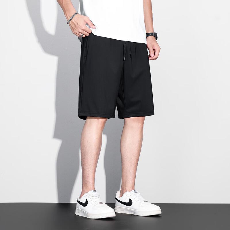 JEEP Men's Ice Silk Straight-Leg Casual Shorts