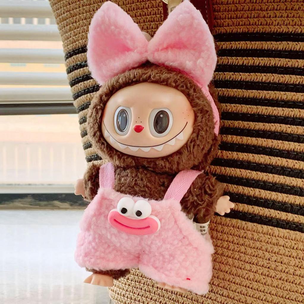 17cm Doll Clothes, Vinyl Doll Decorations, Canvas Clothes, Labubu Pendant Clothes, Baby Clothes, Dresses, Overalls, Replacement Clothes