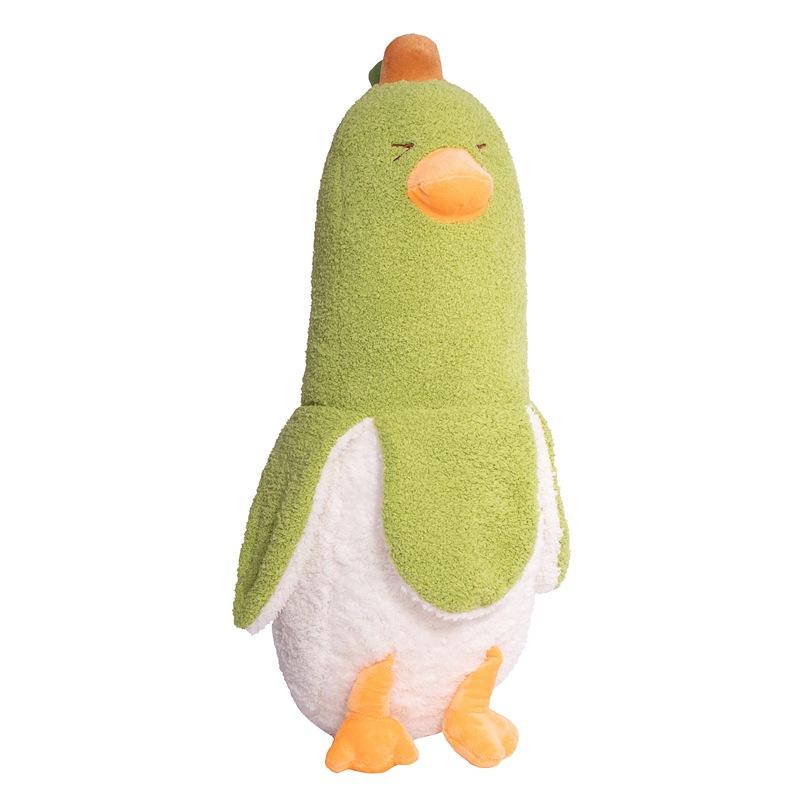 Duck doll big yellow duck plush toy banana pillow big white goose side sleeping pillow with legs folded for women