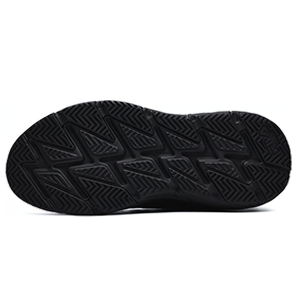 Fila Wave Series Mesh Fabric Synthetic Leather Trendy Sports Low-Top Lifestyle Shoes Women Sneaker Black F12W226112FBK