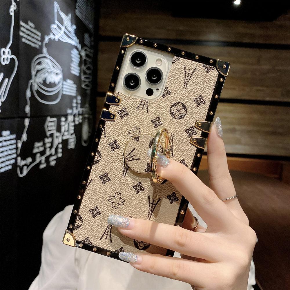 PU Leather Ring Stand Case For Samsung Galaxy A55 A35 A25 A15 A24 A34 A54 A14 A13 A33 A53 A51 Flower Shockproof Cover