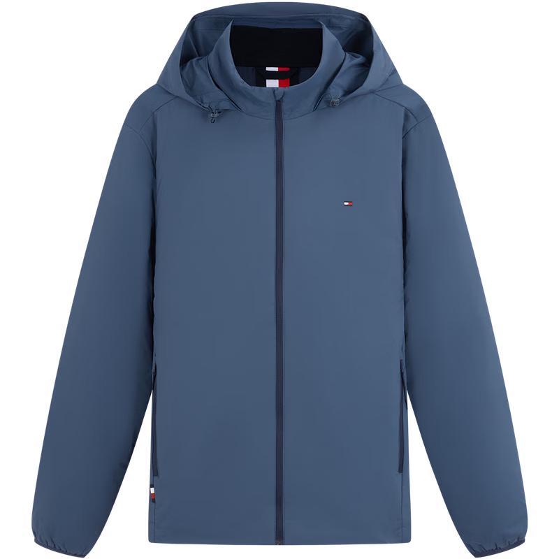 Мужская утепленная куртка Tommy Hilfiger 2025 Осень/Зима с капюшоном, водоотталкивающая M