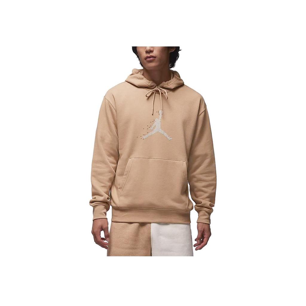 Jordan Essentials Holiday Logo Fleece Hoodie Men Hoodies Maize FD7466-200