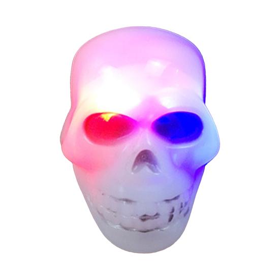 Halloween LED Rings, Light Up Finger Rings Toy for Kids Adults, Spooky Pumpkin Ghost Eyeball Luminous Rings for Party Favors Treats Goodie Bag Filler
