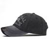Hut Baseball Kappe Stickerei Buchstaben SCHWARZ Denim Spleißen Sommer Männlichen
