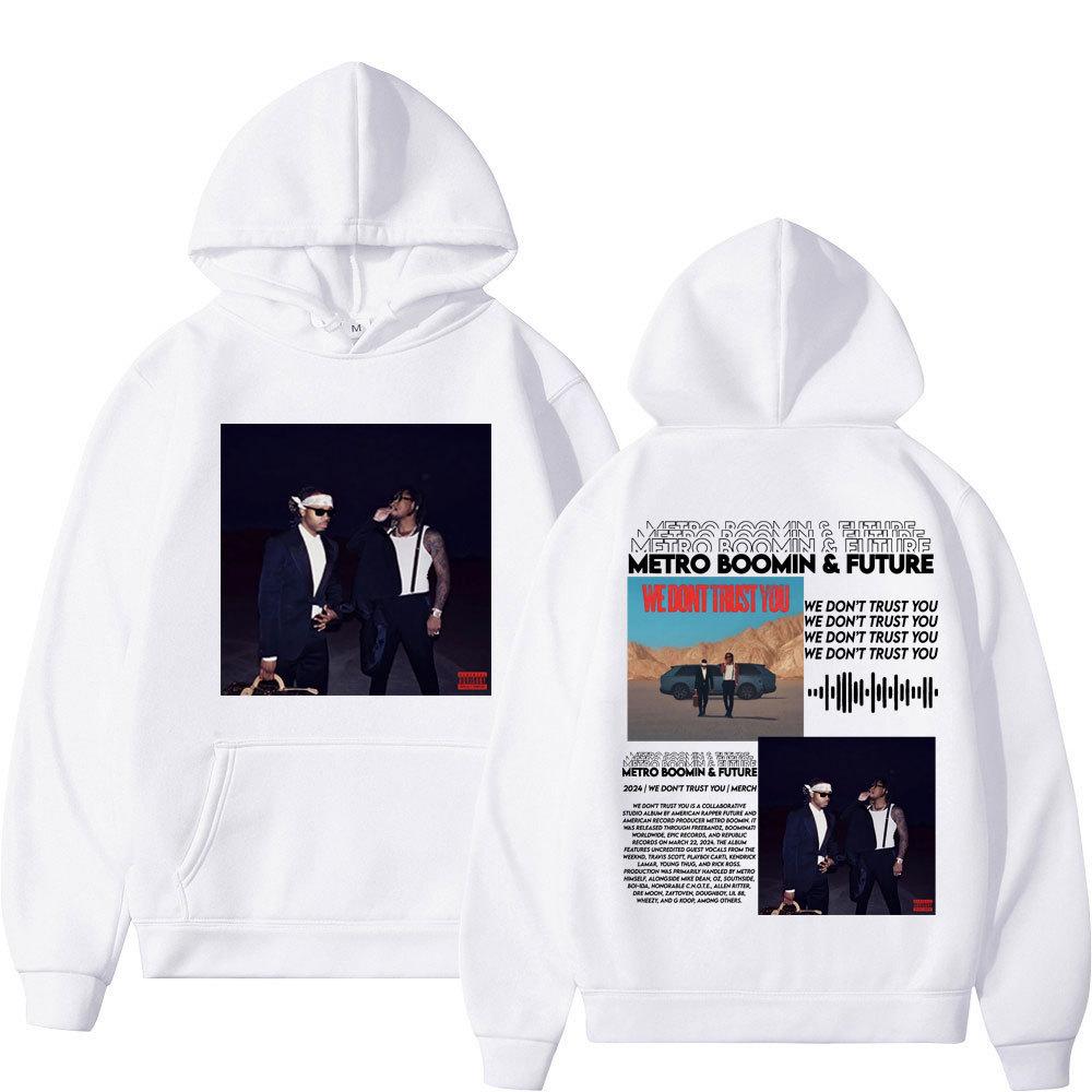 Sudadera con capucha de doble cara para hombre y mujer del rapero Metro Boomin