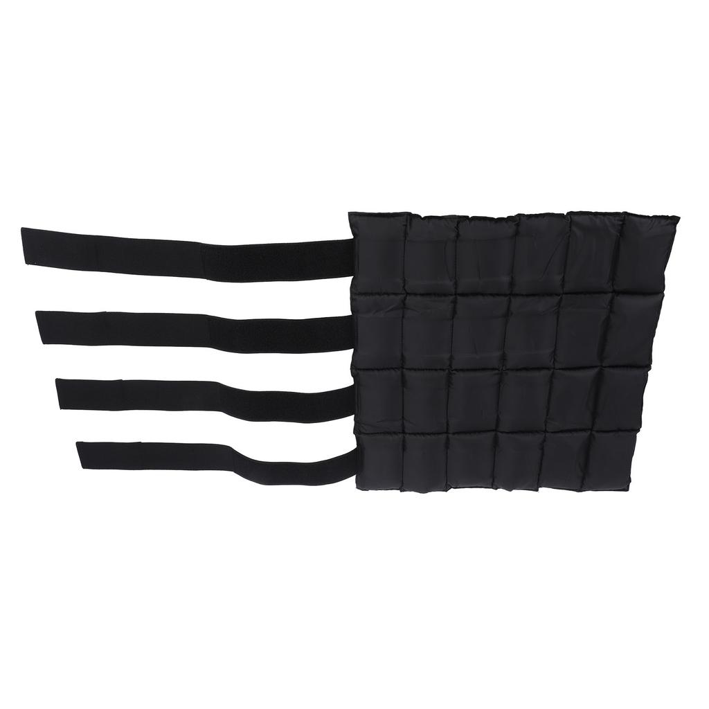 Black Horse Ice Pack Reusable Horse Leg Ice Boot Cold Pack Cooling Leg Wraps for Hock Ankle Knee