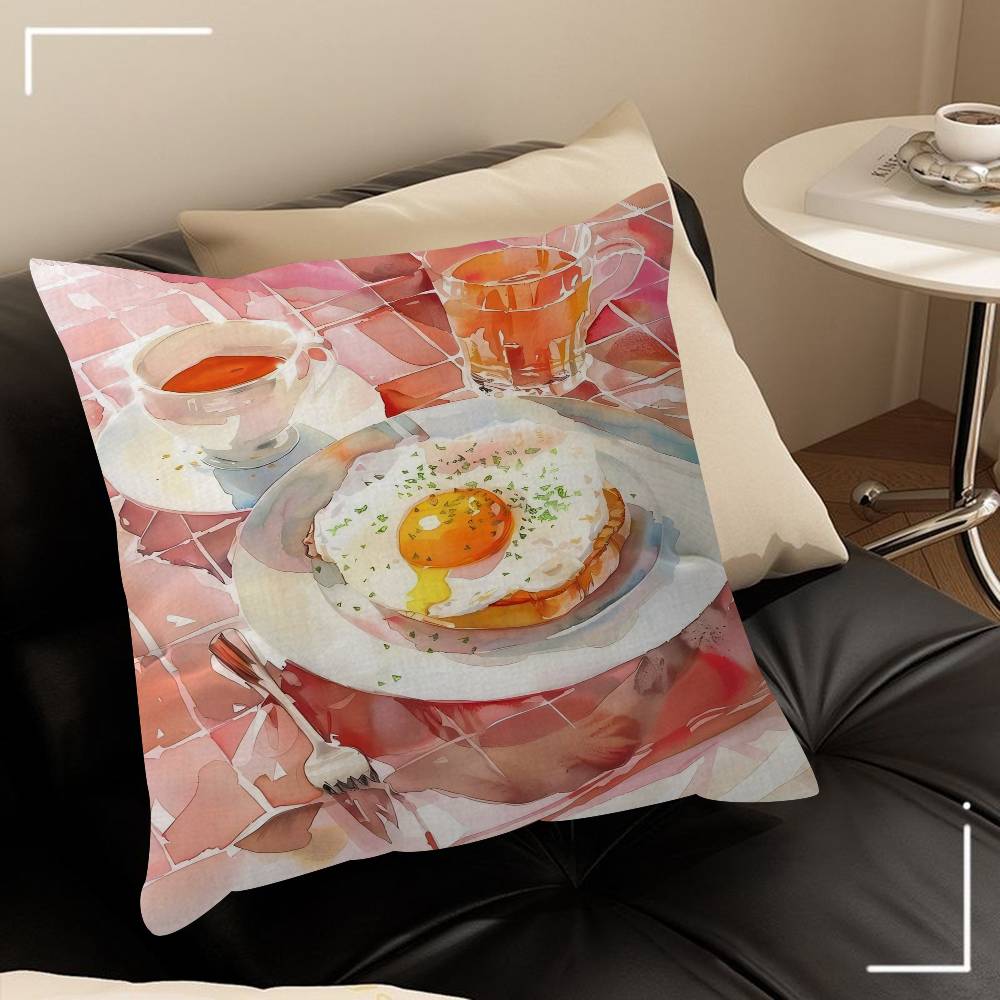 Delicious Food 4545cm Cushion Cover Pillow Cover Decor Pillowcase Home Pillowcase For Couch Pillow