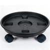 Universal Flower Pot Wheels Bandeja de plástico redonda resistente Suporte para vasos de flores Suporte para plantas móveis com rodinhas Suporte para vasos de plantas com rodinhas