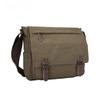 BIERLIFU High Quality 16 A Washed Canvas Men's Messenger Bag Explosion Proof Zipper Male Shoulder Bag Student Computer Bag Simple Solid Color Flap Bag