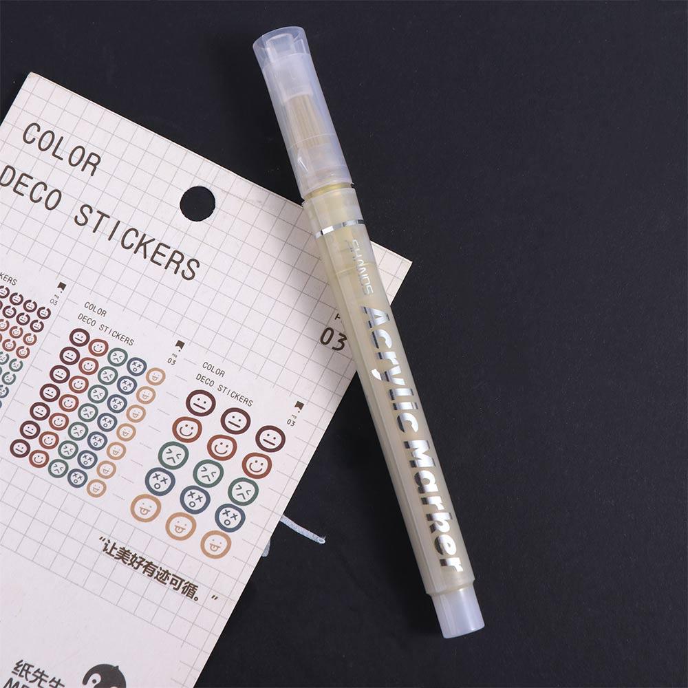 Archival Ink Art Marker Fine Line Pens White Painting Graffiti Pens High Gloss Pen Artists