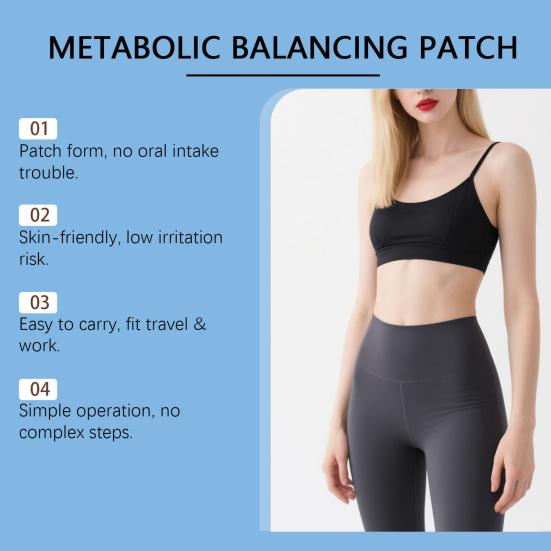 30Pcs Abdominal Support Patches Wider Patch Lightweight Flexible Coverage Body Skin-friendly Adhesive Patch with Botanical Ingredients