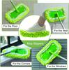 10pcs Reusable Microfiber Mop Pads Compatible for Swiffer Sweeper Mop Dry Sweeping Cloth Washable Wet Mopping for Floor Cleaning