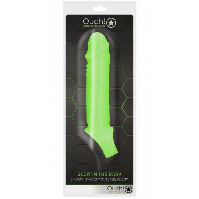 Gaine Phosphorescente - Ouch - 14,5 Cm - TPE Souple - Mixte - Adulte
