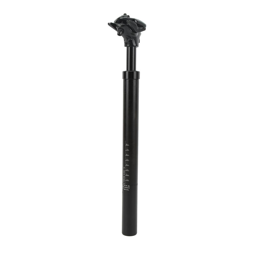 400mm Bike Seat Post Aluminum Alloy 30.9mm Diameter CNC Machined Bike Suspension Seatpost for Riding Replacement