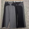 Chestnut Spring Design Sense Color Contrast Patchwork Suit Pants Women's High Waist Slimming Loose Wide Leg Mop Pants