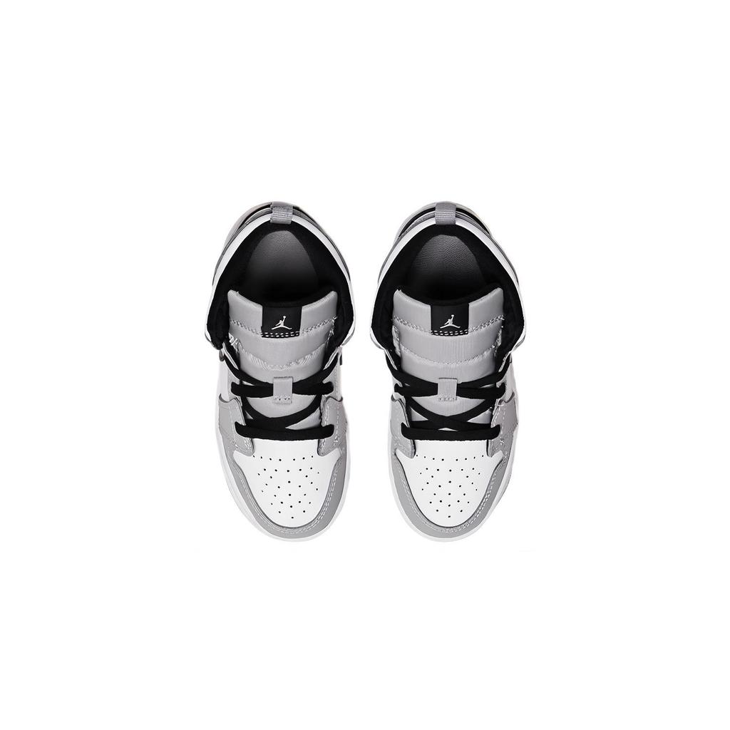 New Jordan 1 Mid Light Smoke Grey TD 640735-092