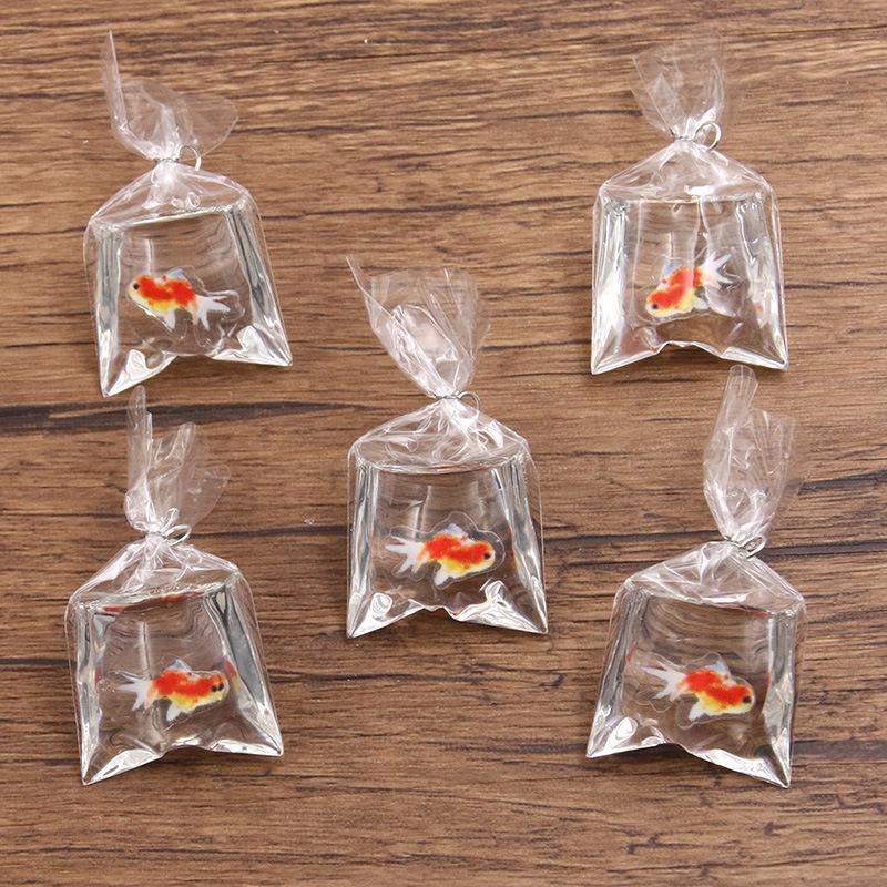 12-Color Resin Fish Pendant: 23x52MM DIY Transparent Ornament