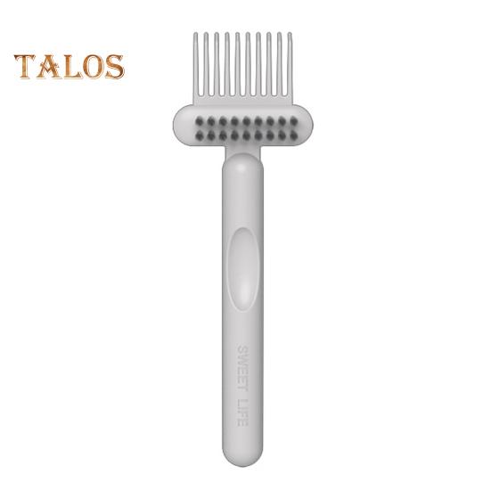 

Двойного назначения щетка для чистки гребня очиститель инструмент для удаления небольшой портативный дизайн эргономичная ручка 2 в 1 щетка для чистки гребня серый