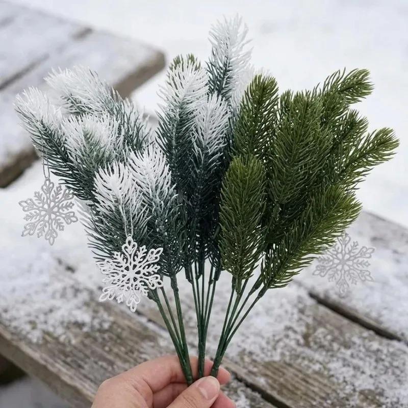 1/10 Stück Künstliche Kiefernadeln Dekoration Künstliche Pflanzen Nadel für Hochzeitsgeschenkbox Weihnachtsdekoration DIY Kiefernadeln Dekoration
