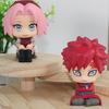 New Naruto Anime Q Version Uchiha Sasuke Kakashi Action Figure Namikaze Minato Gaara Statue Collection GK Model Gift Toys