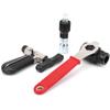 Bicycle Repair Tool Kit Hex Wrench Chain Breaker Bottom Bracket Crank Extractor Puller Maintenance SetBlack Bottom