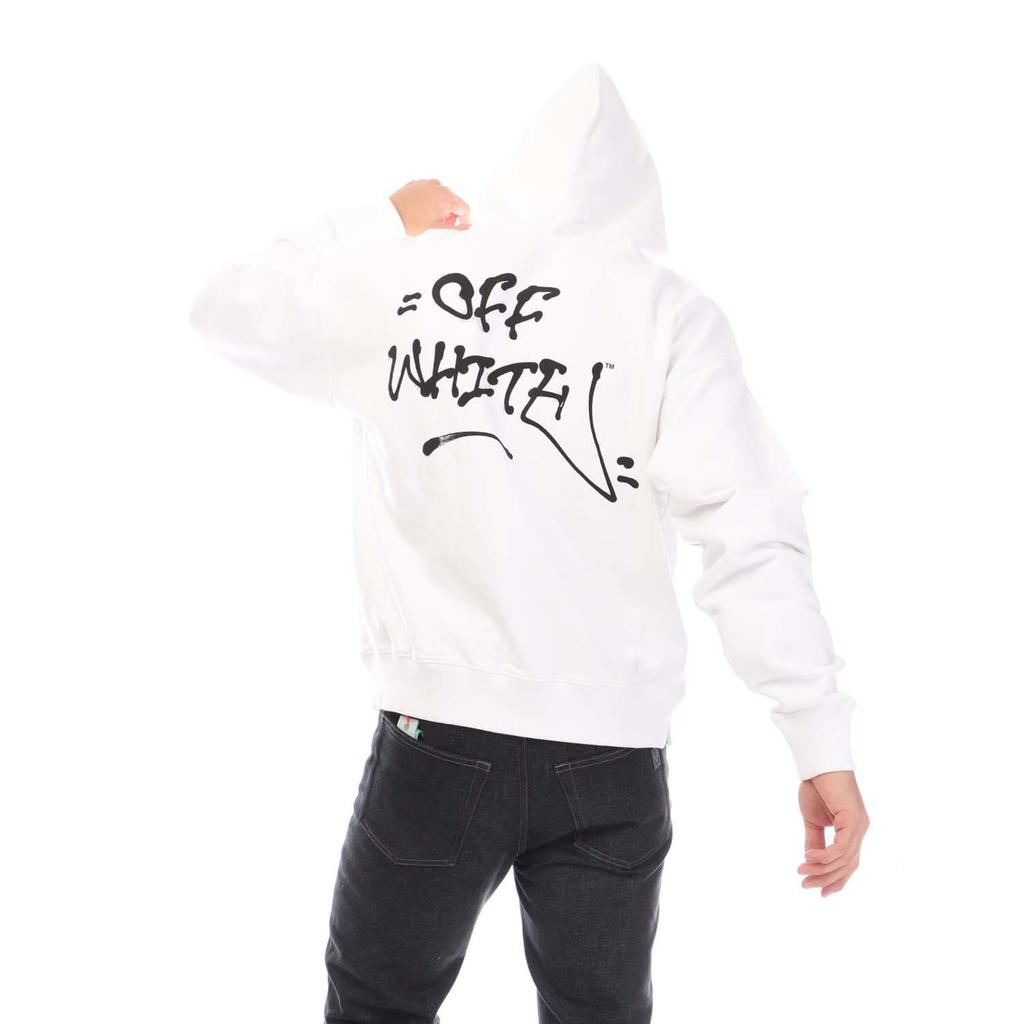 Off White Mens Skate Graffiti Hoodie