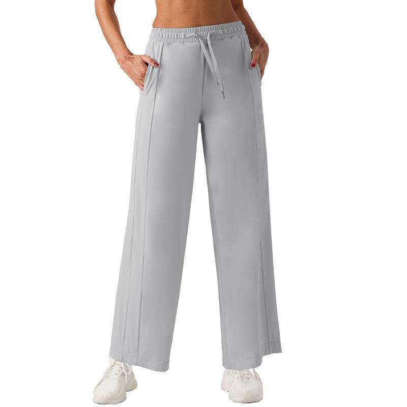 Ice Silk Quick-Dry Wide-Leg Sun Protection Fitness Pants