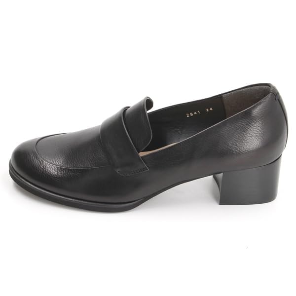 Howell Loafers Heel Up Loafers 2841 Black Cm E [Margaret Idea] Women's 23.0