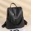 Anti-theft Backpack for Women, Spring and Summer New Korean Version Is Easy To Fit, Large-capacity Soft Leather Backpack, Fashionable Travel Bag Tide