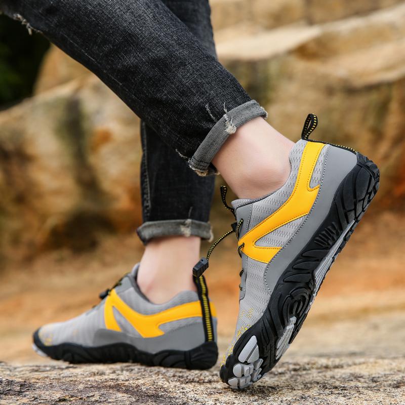 Herren Barfuß Wanderschuhe Damen Outdoor Sneaker zum Klettern Trekking Unisex Rutschfest Fitnessstudio Cross-Training Sportschuhe