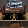 Fussball Bund Color Mouse Pad Large Gaming Table Cushion Non-slip Laptop Tablet Big Mousepad XXL Mat Mini PC Playmat With Lock Edge