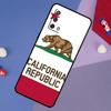 California Flag Case For Oppo A60 A80 A40 A6 A5 Pro A15 A16 A17 A57 A94 A74 A54 A76 A96 A18 A38 A58 A78 A98