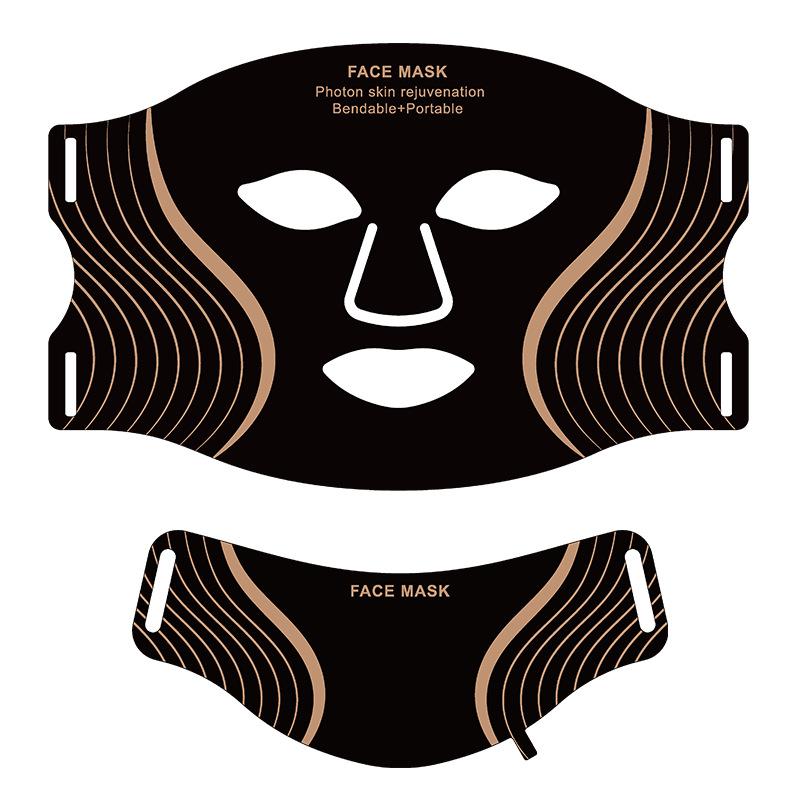Silicone LED Light Therapy Rejuvenation Mask for Home Beauty Care