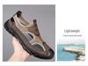 Herren Atmungsaktive Zehensandalen: Leichte, rutschfeste Mesh-Outdoor-Freizeitschuhe für Frühling & Herbst