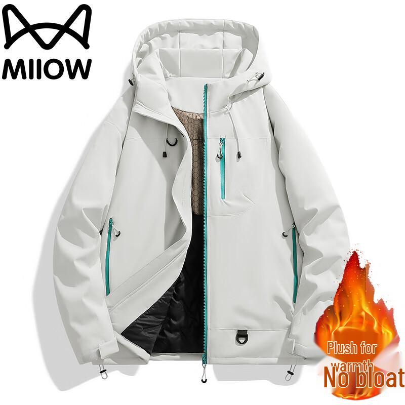 

MiiOW Men s Hooded Outdoor Padded Jacket XL