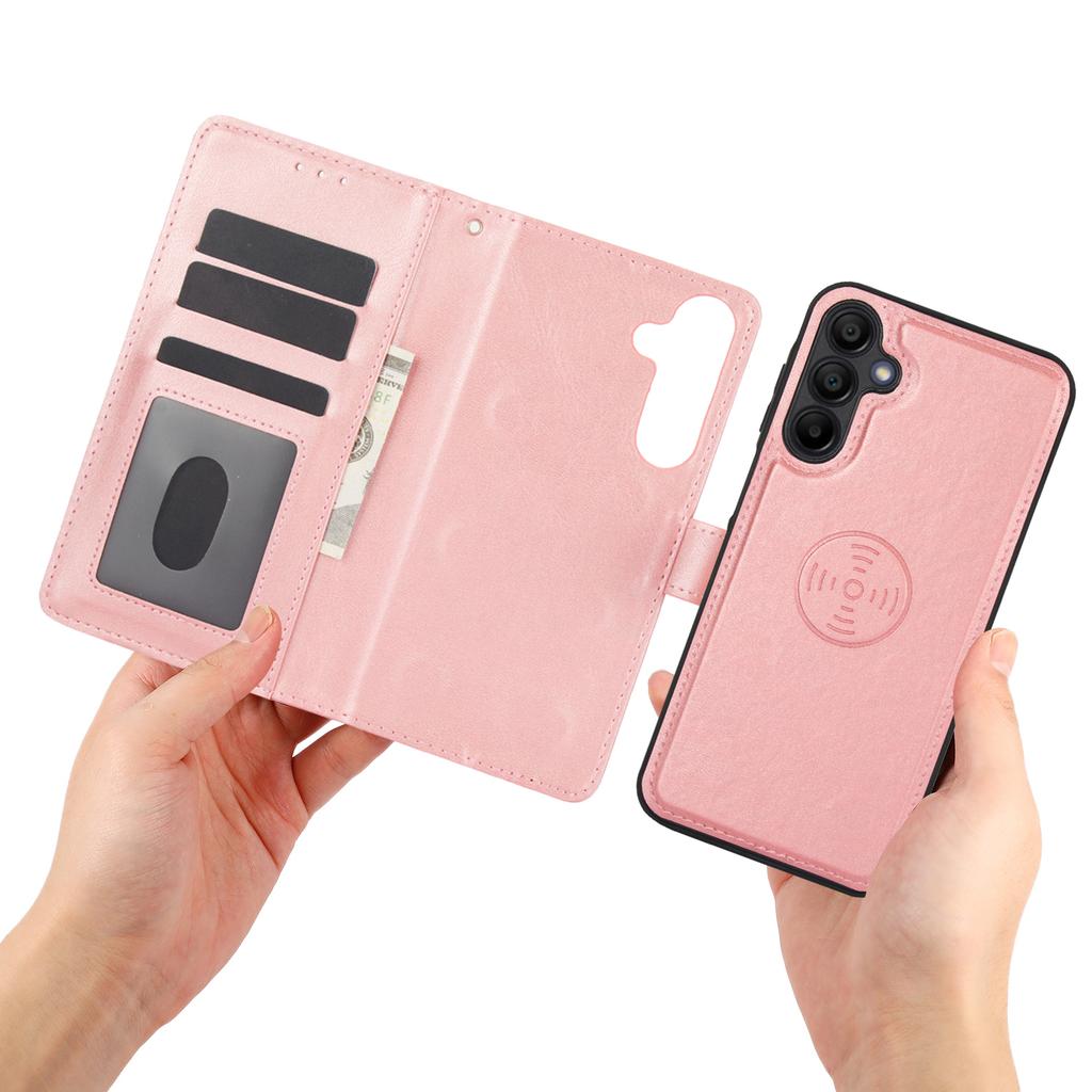 2 in 1 Detachable Card Slot Leather Magnetic Wallet Flip Case For Samsung Galaxy A55 A15 A16 S25 Ultra S24 Plus S23 FE S22 Cover