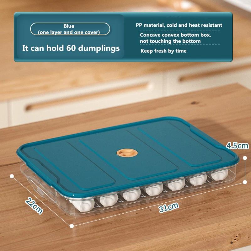 

Многослойная коробка для пельменей, домашняя еда, коробка для заморозки яиц, Wonton, органайзеры для хранения свежести, быстрая заморозка, коробка для хранения в холодильнике