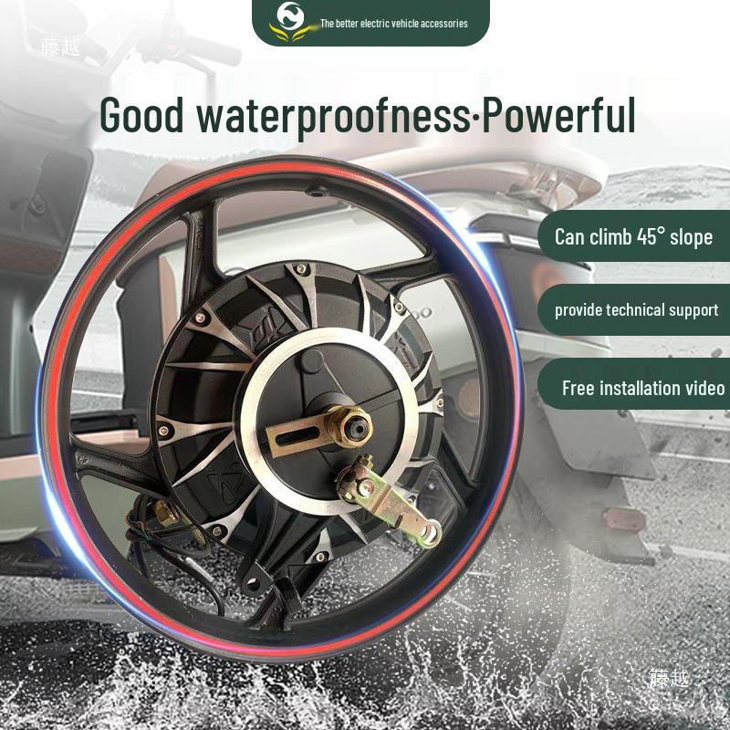 18-Inch/16-Inch Integrated Electric Tricycle Wheel Hub Motor, 48V/60V, 800W/1000W