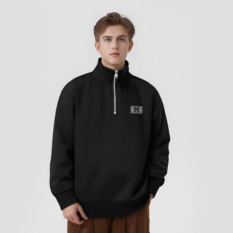 Mark Fairwhale Men's Heavyweight Mock Neck Sweatshirt