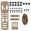 IDOGEAR Tactical Modular Holster Adapter Aluminium Mid Ride Kit LSK QLS Platte MC GB-ACC-11