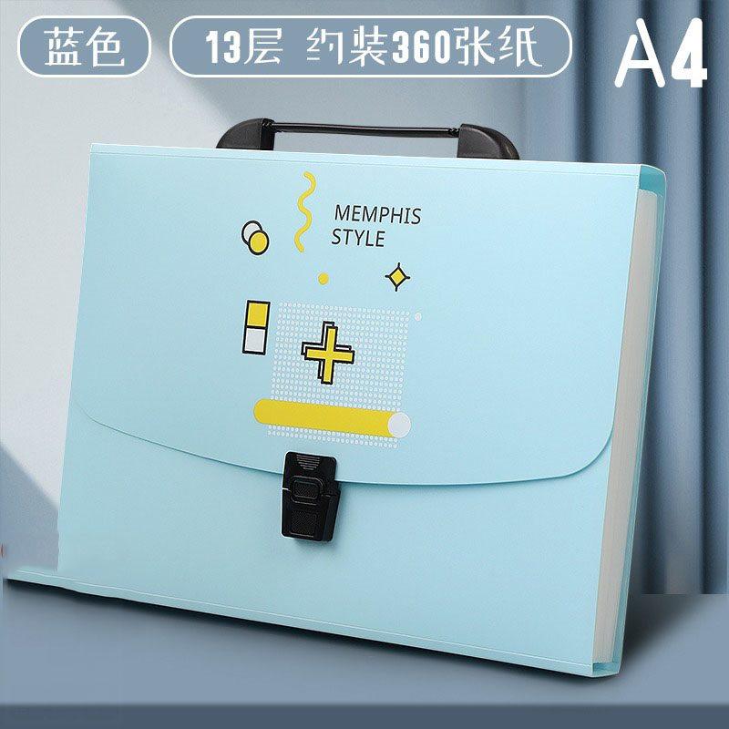 

Folder, Exam Paper, Organ Bag, Handheld Folder A4, Exam Paper Storage Bag, Large Capacity File and Data Storage Bag for Junior
