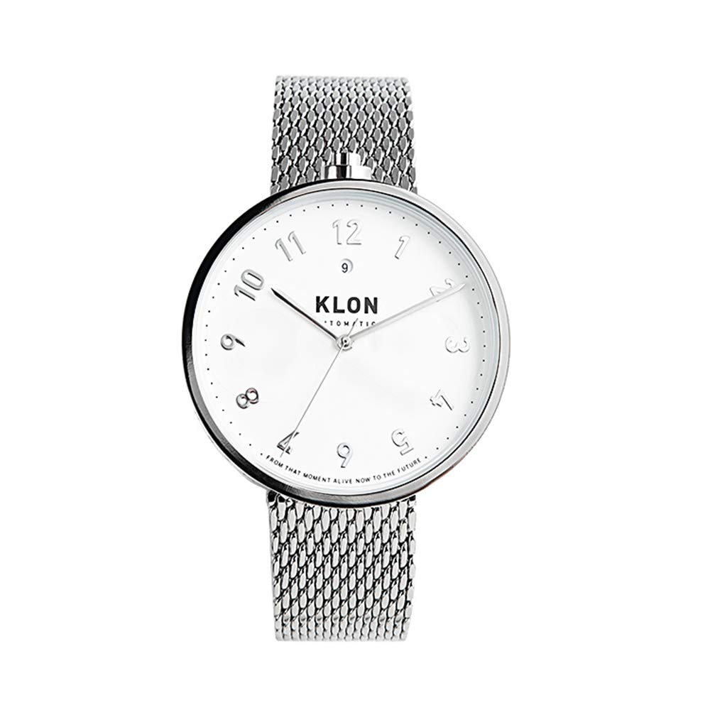 

Watch Mechanical Arm Watch Automatic Winding Domestic Made in Japan Simple Silver KLON AUTOMATIC WATCH 43mm Men s -STANDARD-